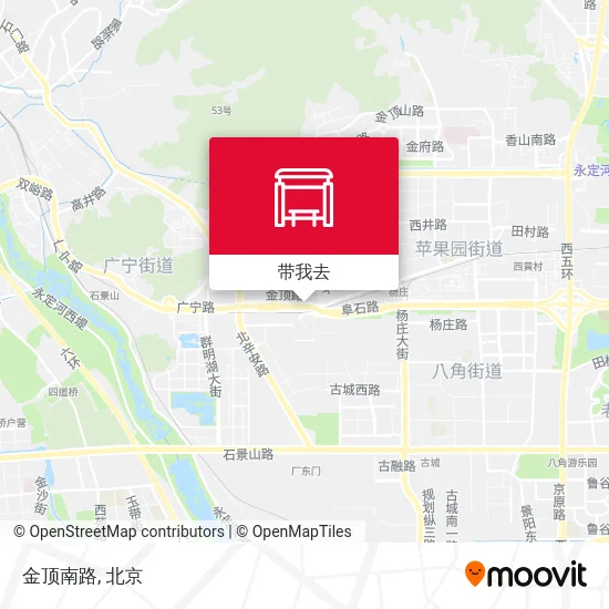 金顶南路地图