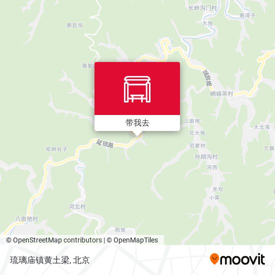 琉璃庙镇黄土梁地图