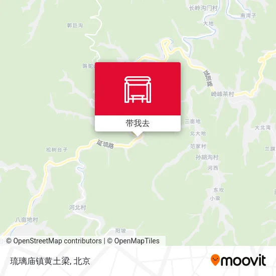 琉璃庙镇黄土梁地图