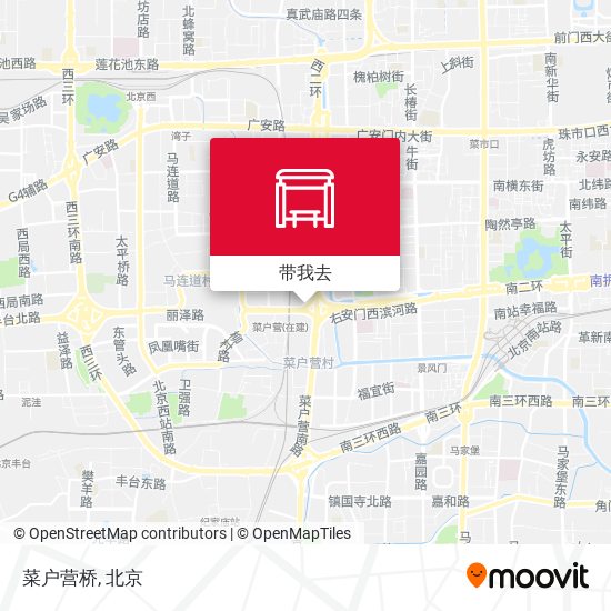 菜户营桥地图