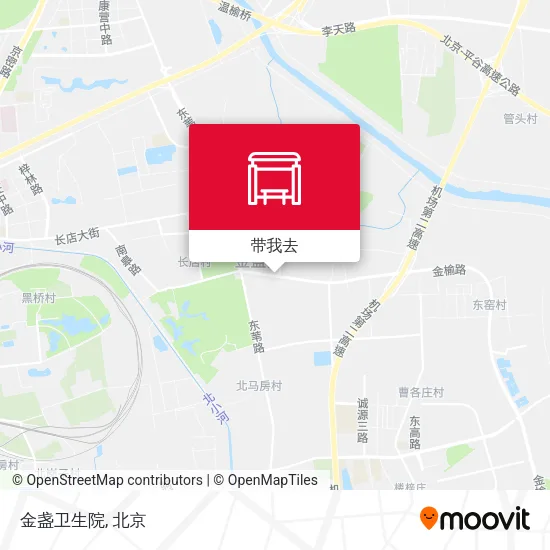 金盏卫生院地图