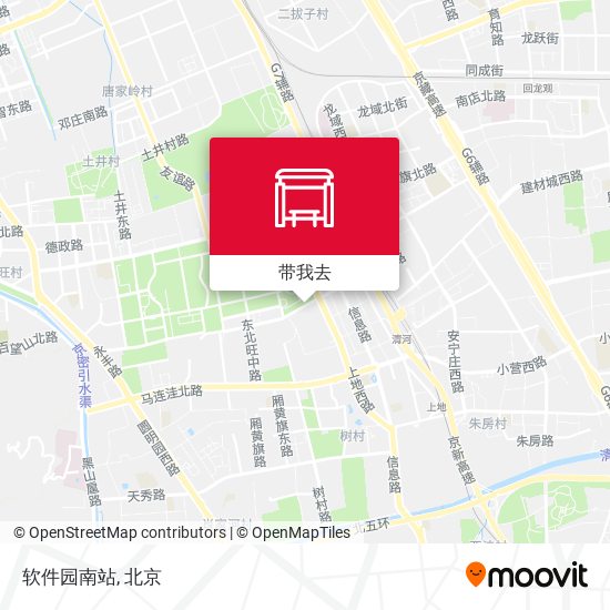 软件园南站地图