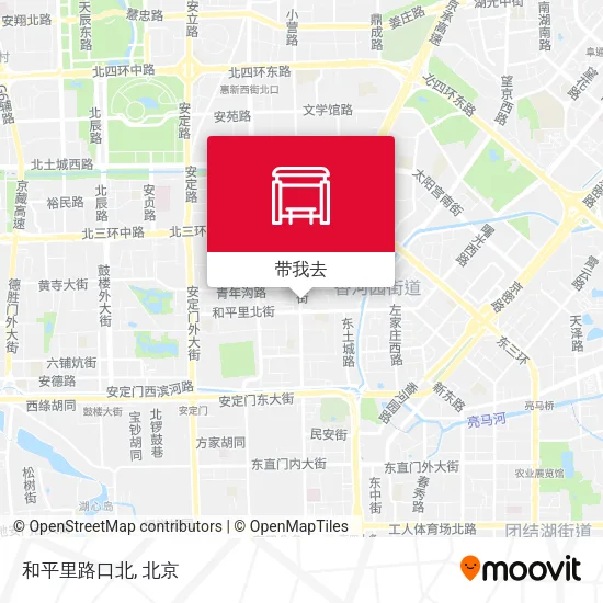 和平里路口北地图