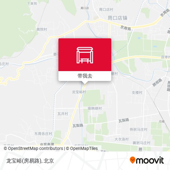 龙宝峪(房易路)地图