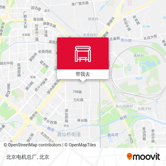 北京电机总厂地图
