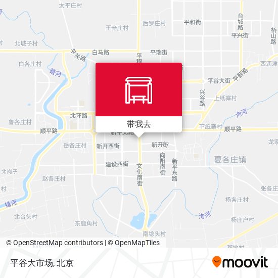 平谷大市场地图