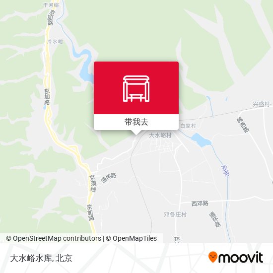 大水峪水库地图