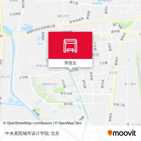 中央美院城市设计学院地图