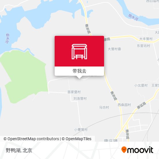 野鸭湖地图