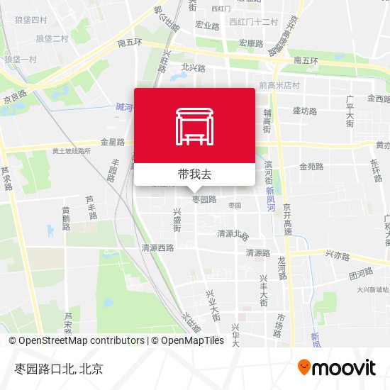 枣园路口北地图
