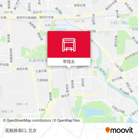 庑殿路南口地图