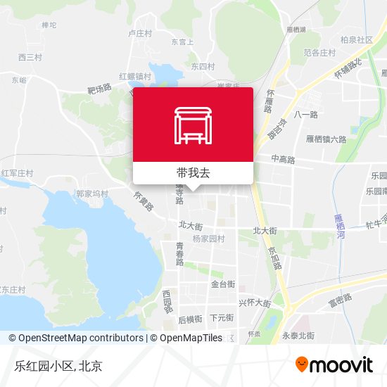 乐红园小区地图