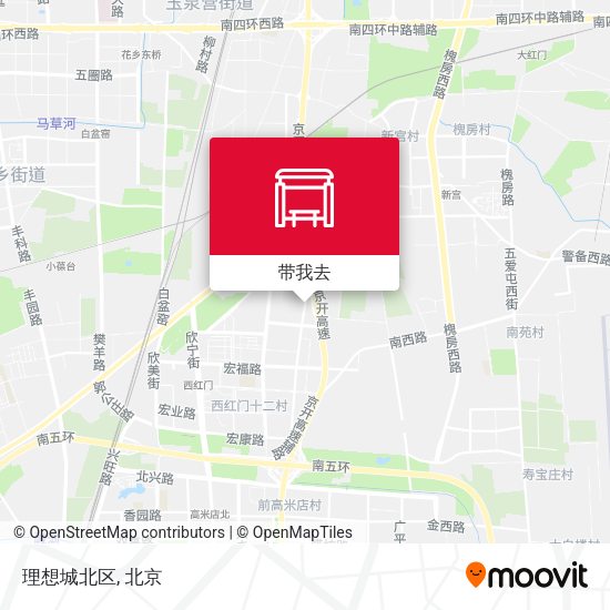 理想城北区地图