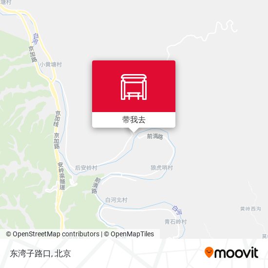 东湾子路口地图