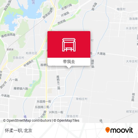 怀柔一职地图