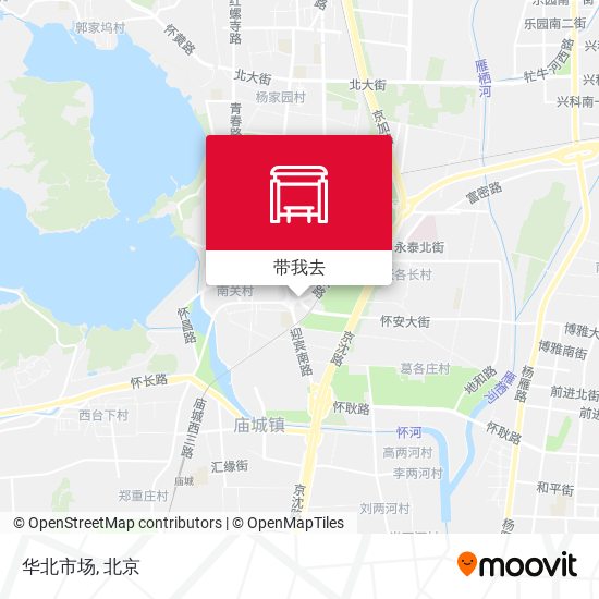 华北市场地图