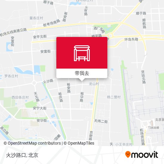 火沙路口地图