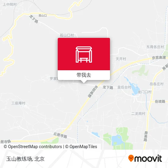 玉山教练场地图