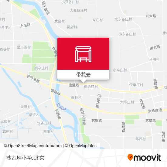 沙古堆小学地图