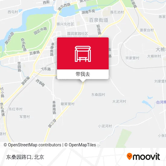 东桑园路口地图