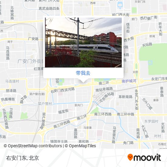 右安门东地图