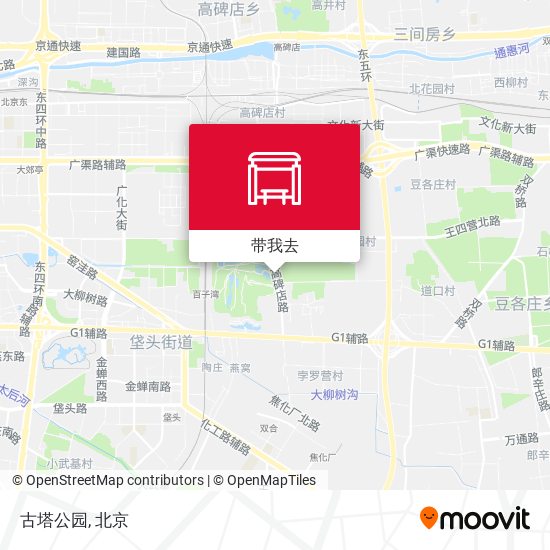 古塔公园地图