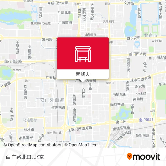 白广路北口地图