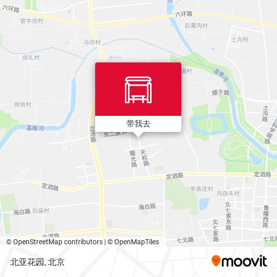 北亚花园地图