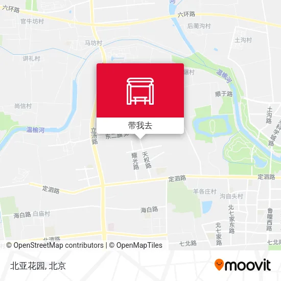 北亚花园地图