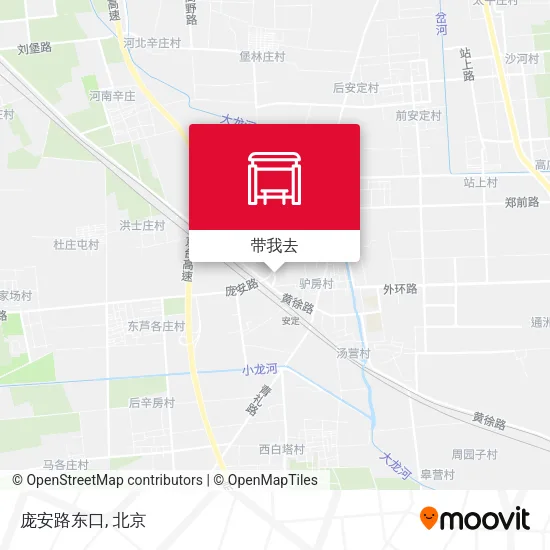 庞安路东口地图