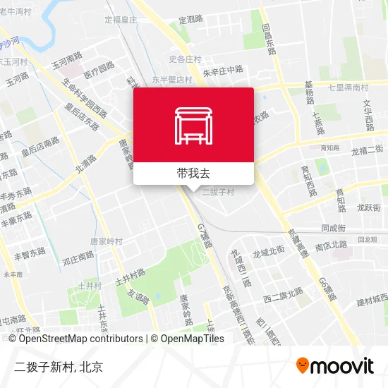 二拨子新村地图