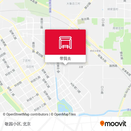 敬园小区地图
