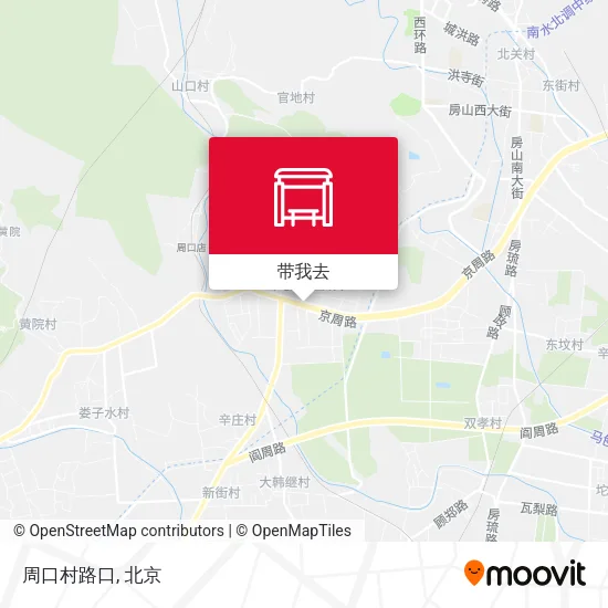 周口村路口地图