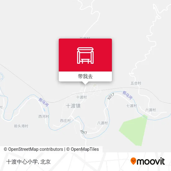 十渡中心小学地图