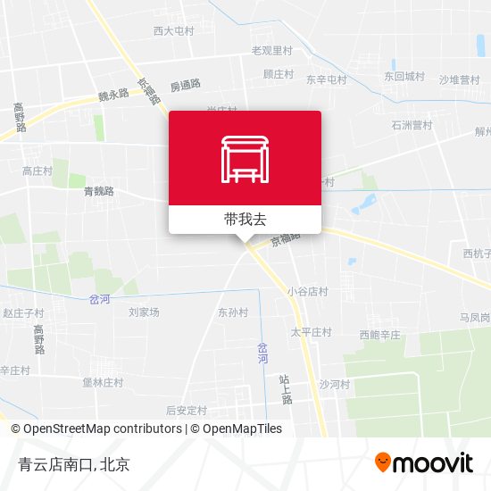 青云店南口地图
