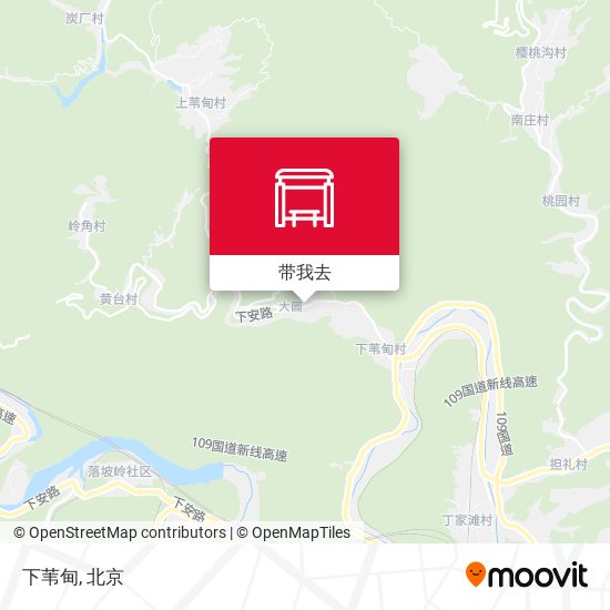 下苇甸地图