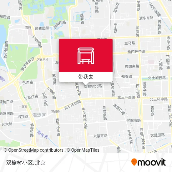 双榆树小区地图