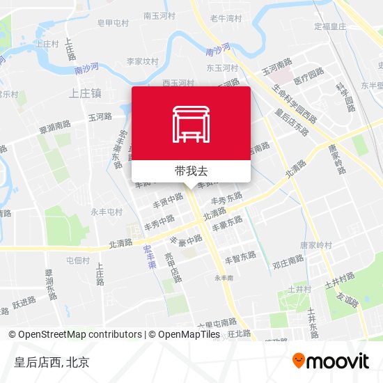 皇后店西地图