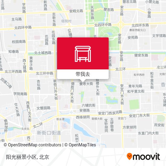 阳光丽景小区地图