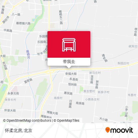 怀柔北房地图