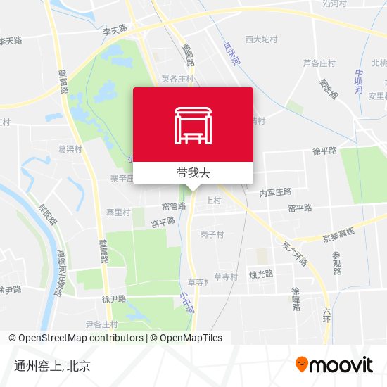 通州窑上地图