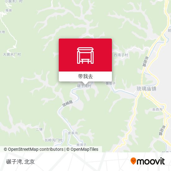 碾子湾地图