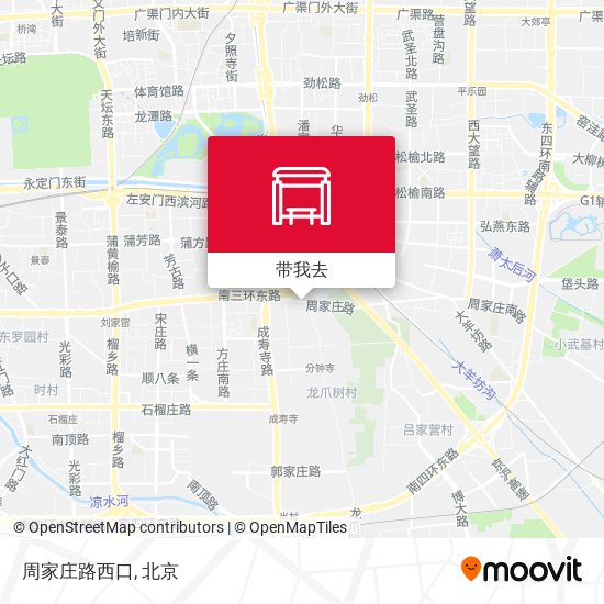 周家庄路西口地图