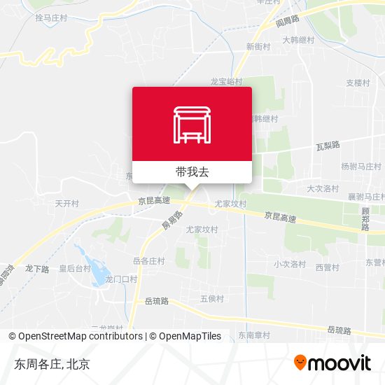 东周各庄地图