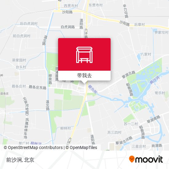 前沙涧地图