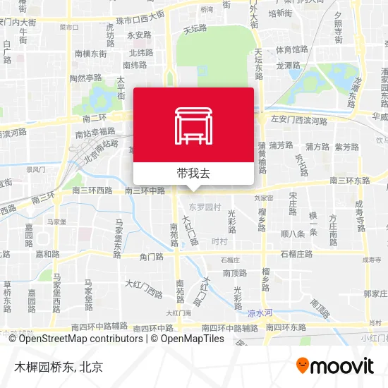 木樨园桥东地图