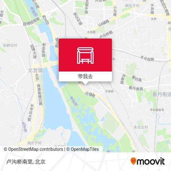 卢沟桥南里地图