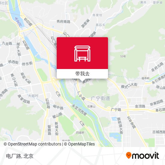 电厂路地图