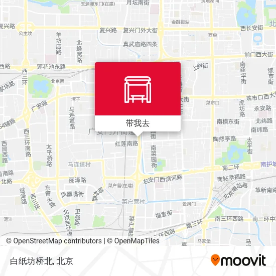 白纸坊桥北地图