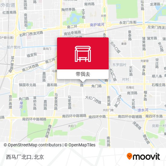 西马厂北口地图